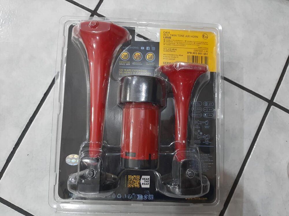 Pito HELLA de aire de compresor 12v PAR