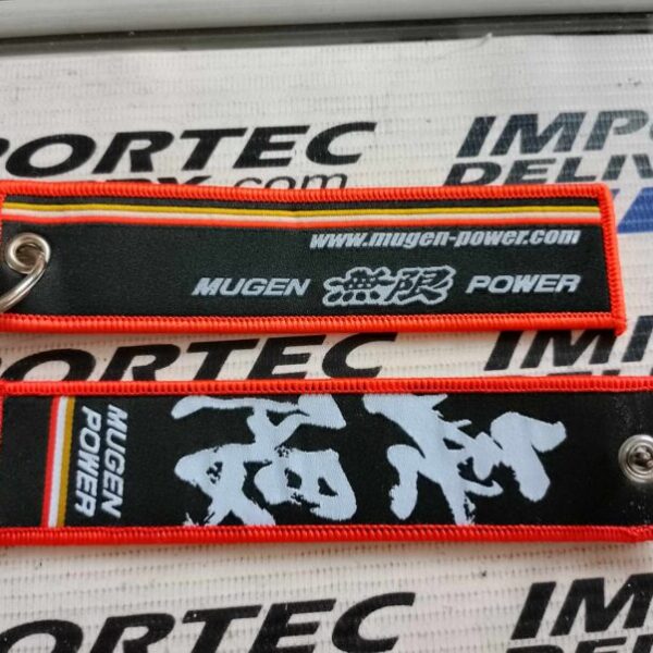 Llavero de tela corto Mugen rojo