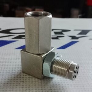 Extensión del Sensor de Oxígeno (mini catalizador) 90 Grados M18 X 1.5 mm
