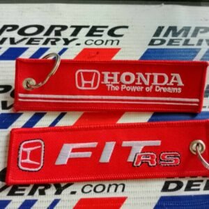 Llavero de tela corto HONDA rojo
