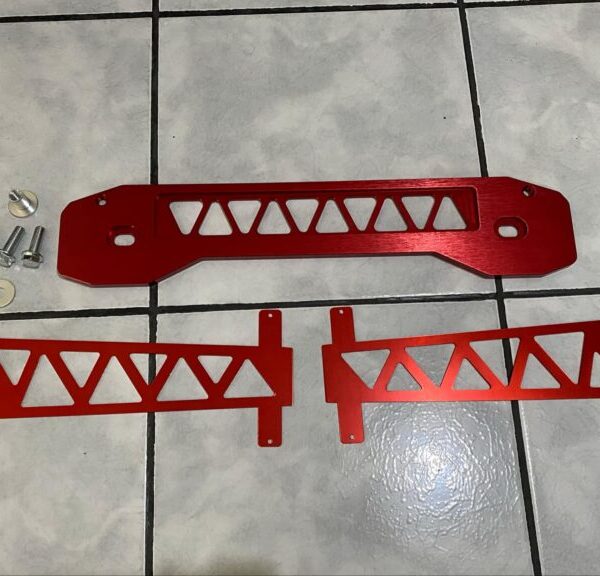 Plancha+barra+cobertores de tijeras Civic 06-15(FG2/FD) ROJOS