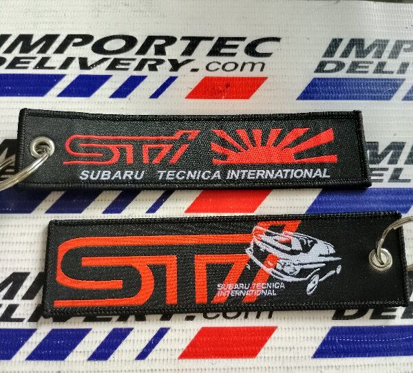 Llavero de tela corto SUBARU STI