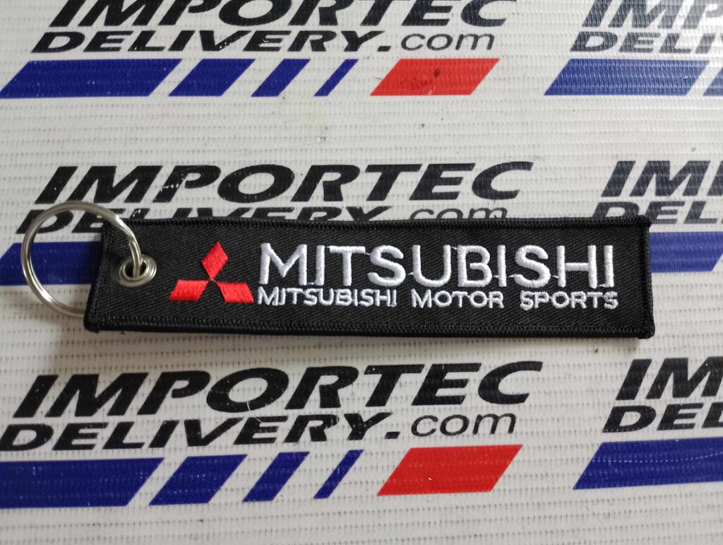 Llavero de tela corto MITSUBISHI