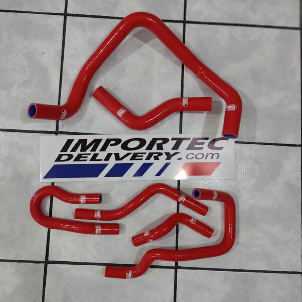 Kit de mangueras para radiador de Civic D15-D16 92-00 (6 pzas) Roja