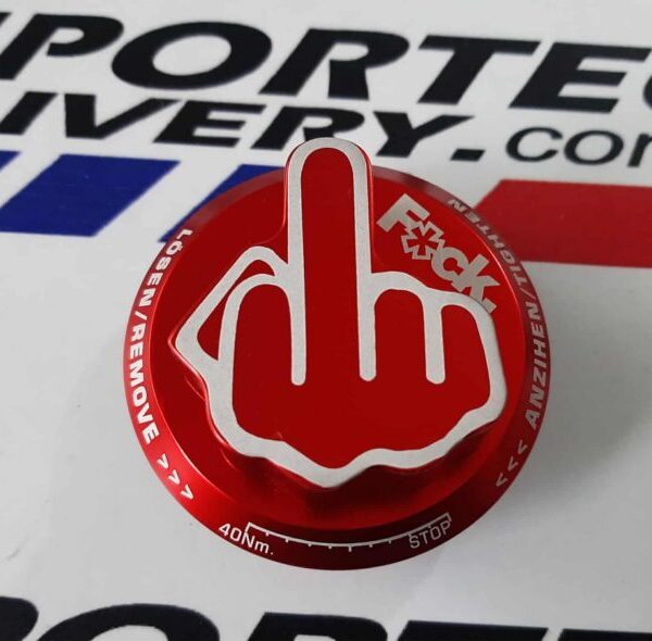 Tapón para tapadera de puntería F☝ck   Honda/Nissan Rojo