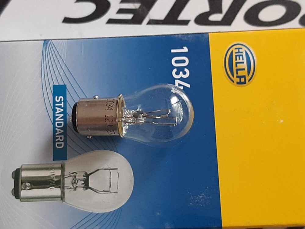 Foco Hella 2 contacto 12v/23/8 1034/1157 - Image 2