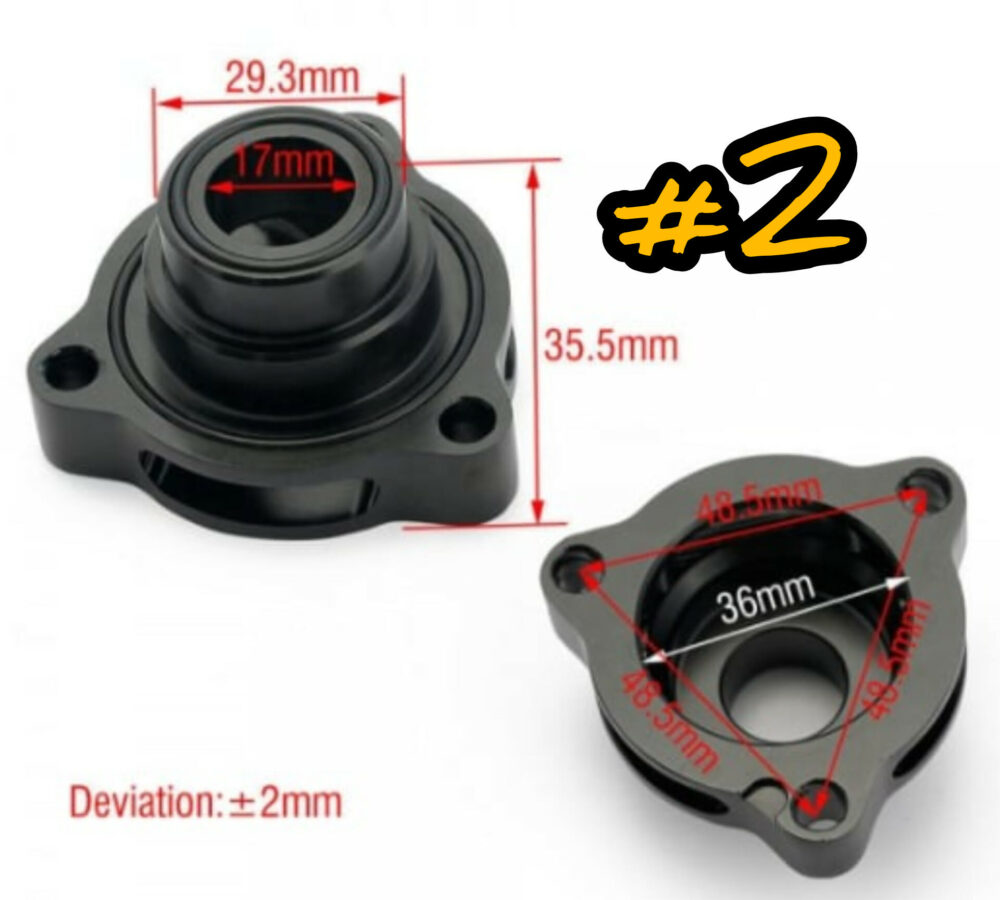 Espaciador para diverter VW MK7 y MK7.5 - Image 6