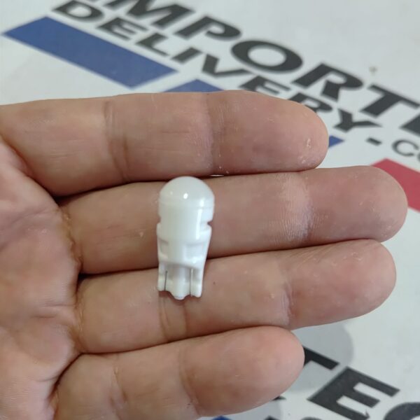 Foco T10 Blanco led cerámica corto redondo