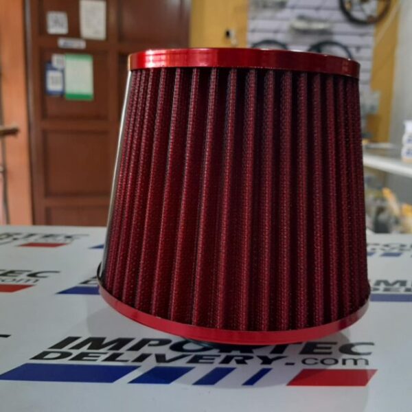 Filtro 2.5" cónico para pipa rojo y negro