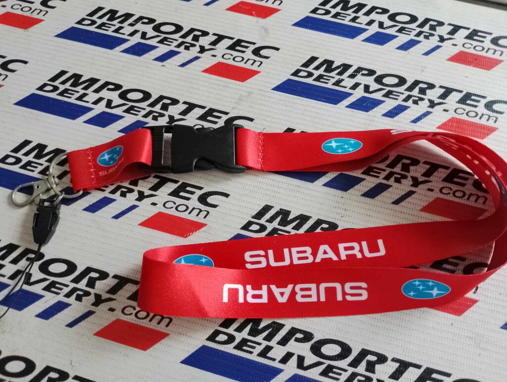 Lanyard SUBARU rojo