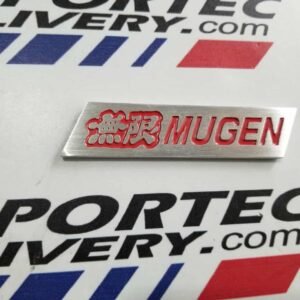Emblema MUGEN ROJO de aluminio