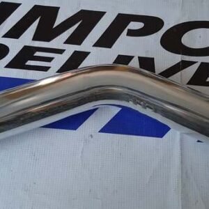 Tubo aluminio para intercooler 2.50" 45 grados 450mm