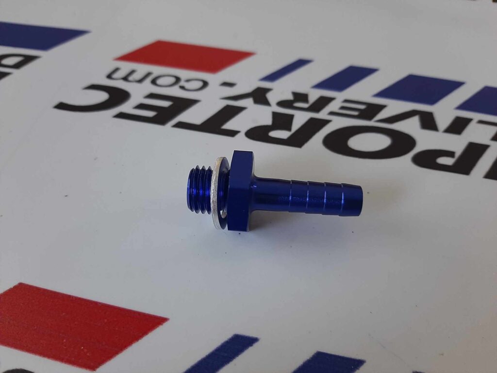 Adaptador(fitting) para filtro de gasolina y riel 12mmx5/16