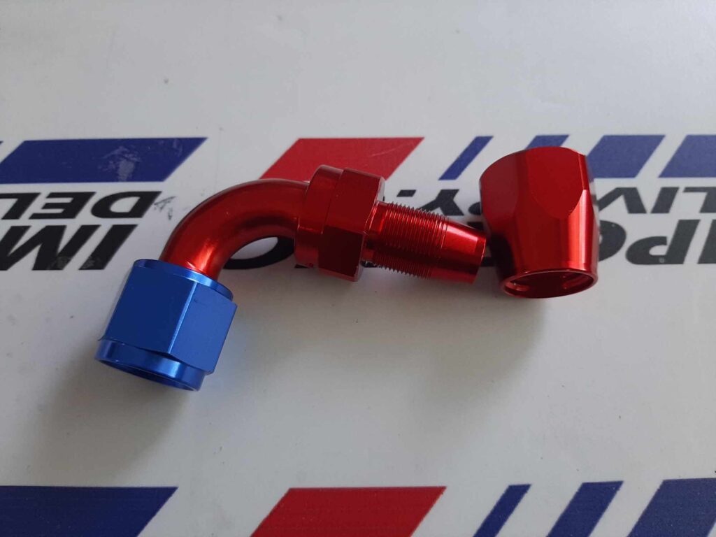 Acople de aluminio AN10-90A - Image 2