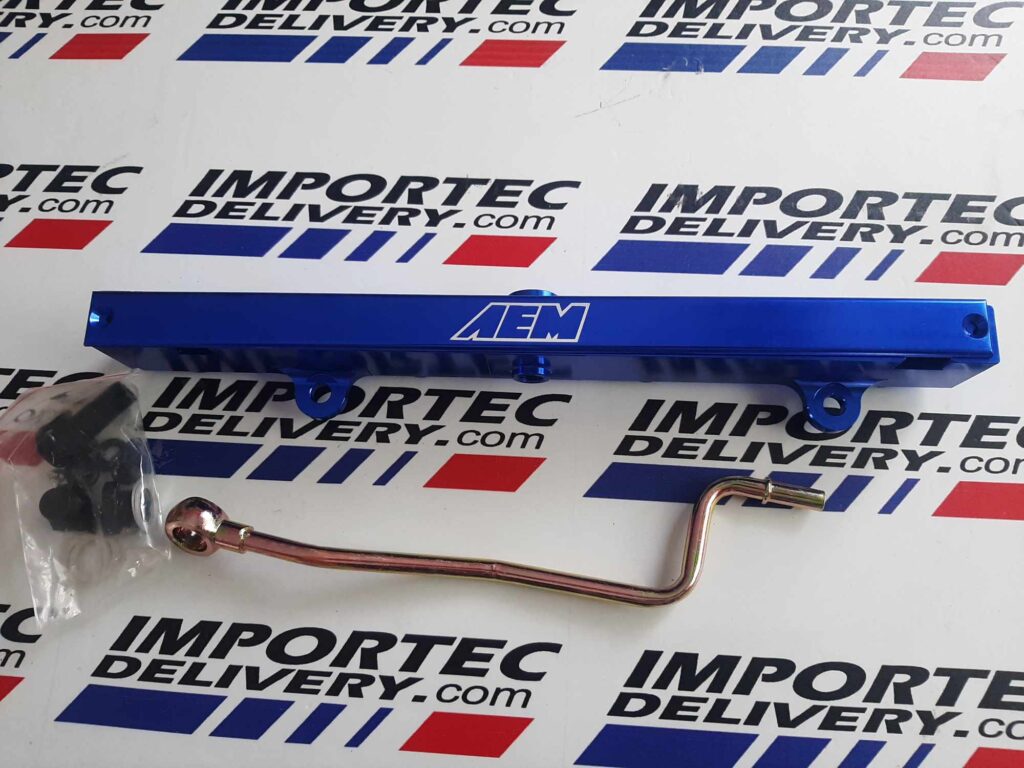 Riel de inyectores AEM  para Serie K Azul