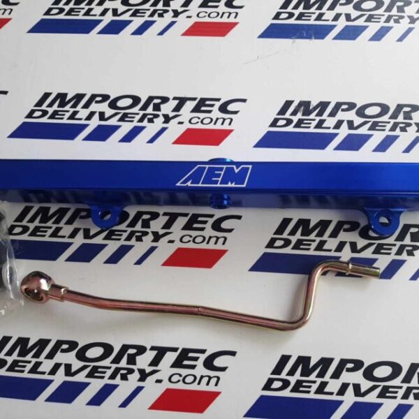 Riel de inyectores AEM  para Serie K Azul