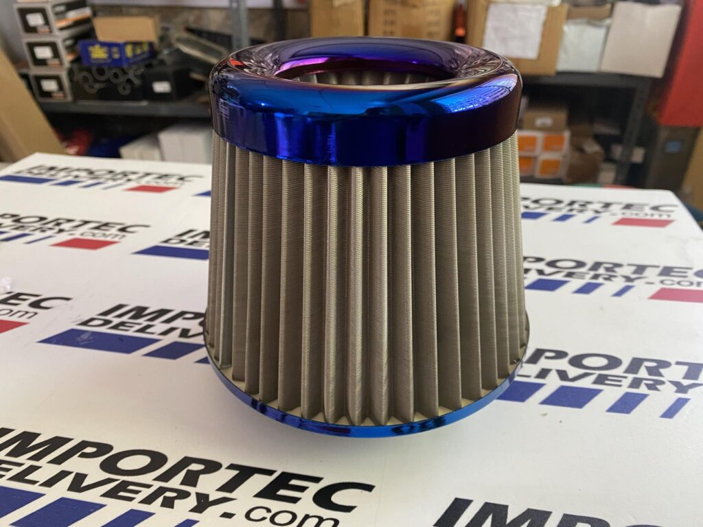 Filtro 3" para pipa burnt blue de malla metálica