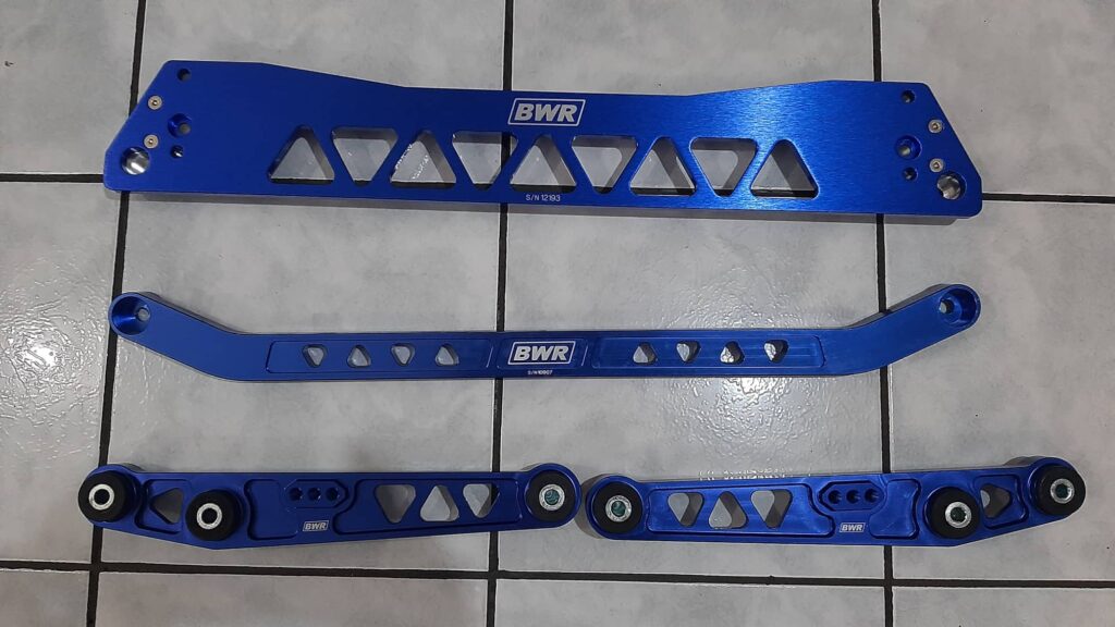 Plancha+Barra+Tijeras BWR Civic EG (92-95), del Sol, Integra Azul