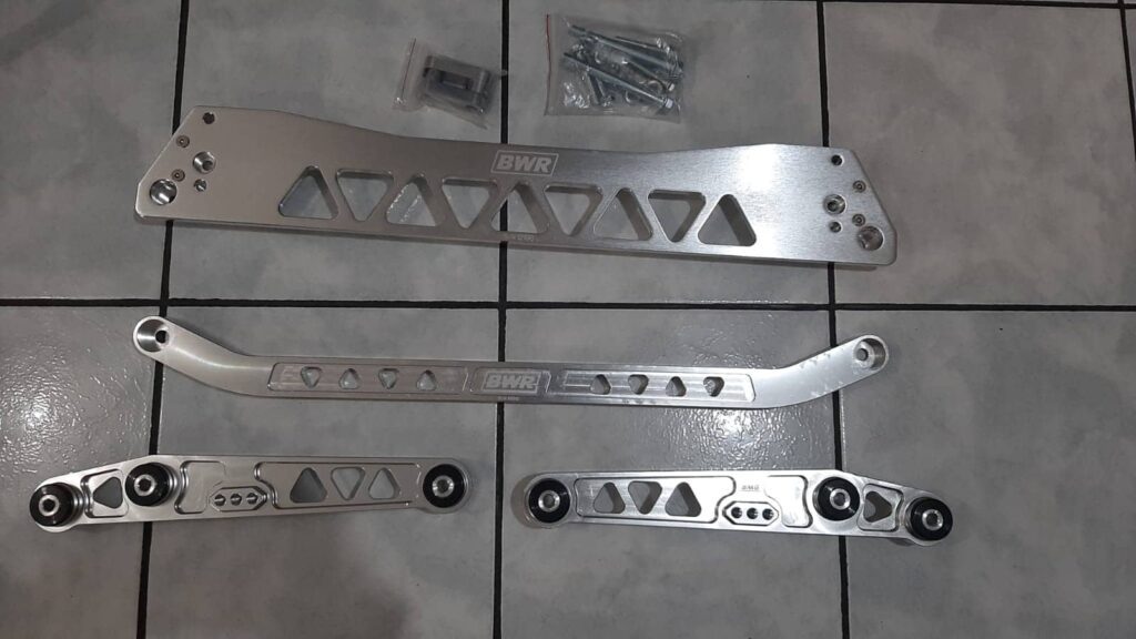Plancha+Barra+Tijeras BWR Civic EG (92-95), del Sol, Integra Plateada