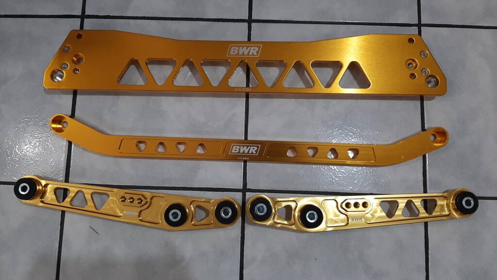 Plancha+Barra+Tijeras BWR Civic EG (92-95), del Sol, Integra  Dorado