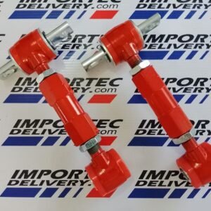 Cámber traseros Civic, CRV, CRX, del Sol 88-00 rojos
