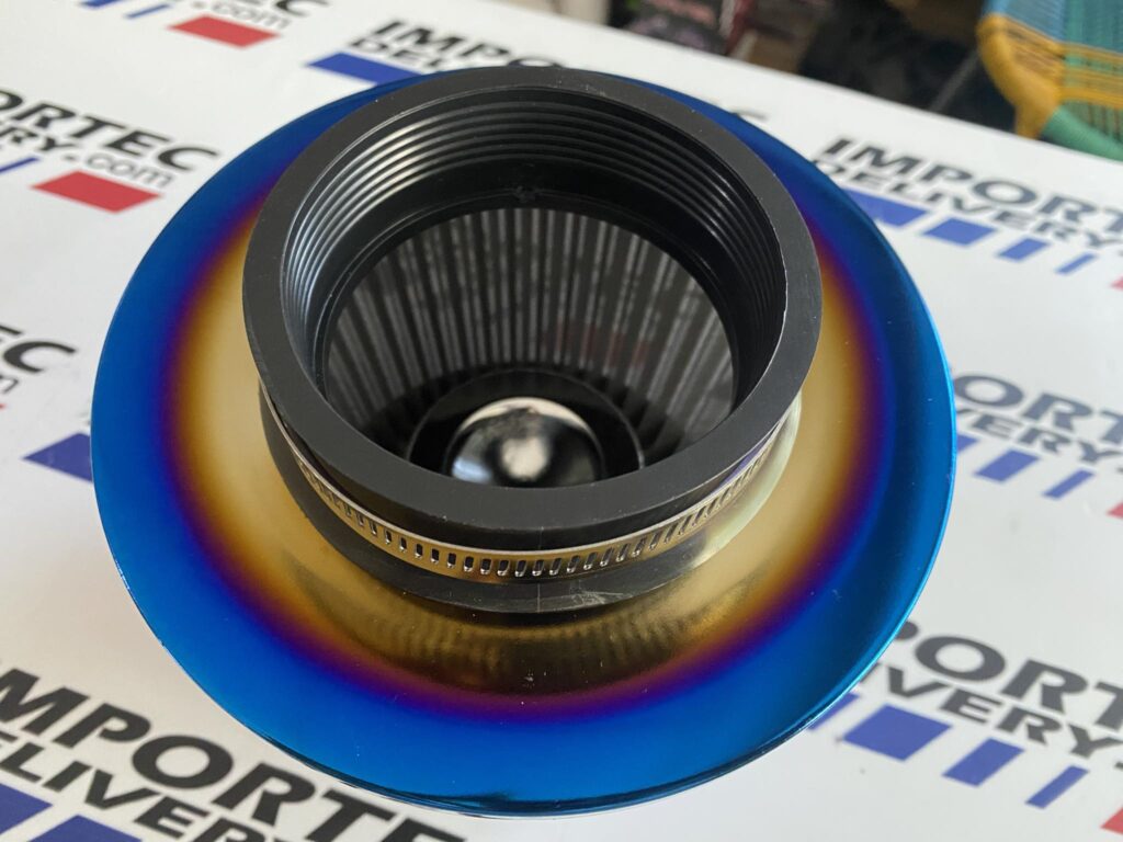 Filtro 3" para pipa burnt blue de malla metálica - Image 3