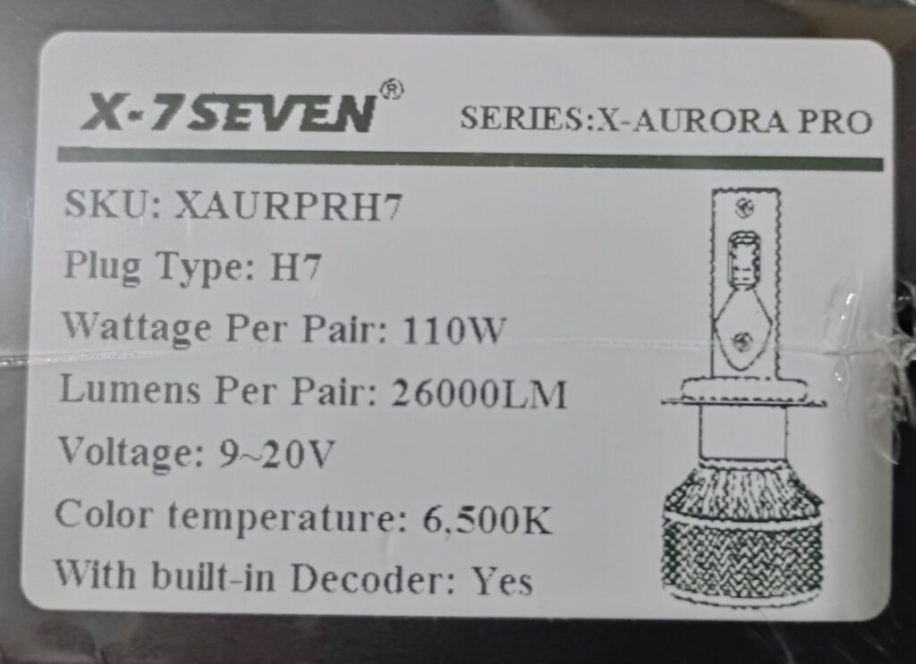 Led X-7 SEVEN X-Aurora para faroles (PAR) - Image 2