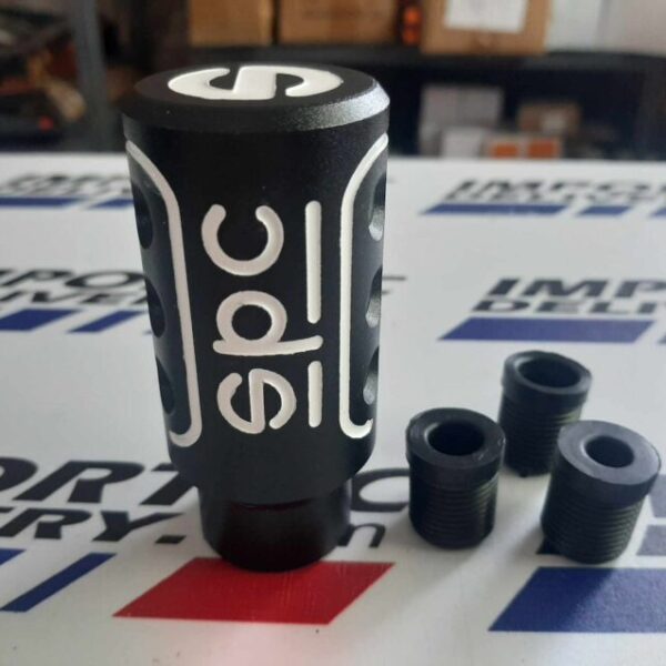 Pomo SPARCO 8.5cms negro con blanco