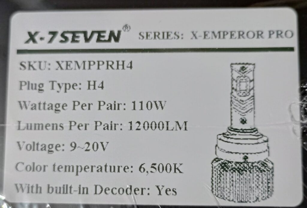 Led X-7 SEVEN X-Emperor para faroles - Image 2