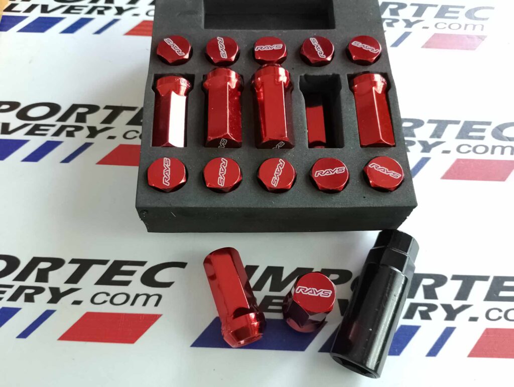 Tuercas largas RAYS de acero 12x1.5