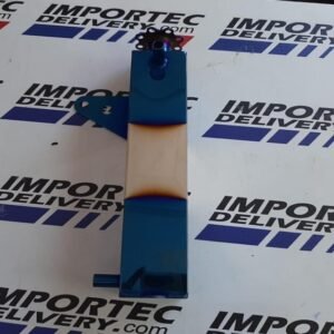 Depósito universal de aluminio para líquido refrigerante de motor de 500ml, color Burnt Blue