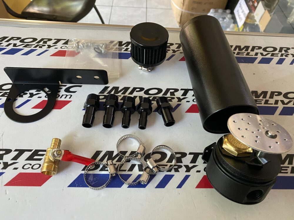 Oil Catch Can 300ml negro (decantador) - Image 3