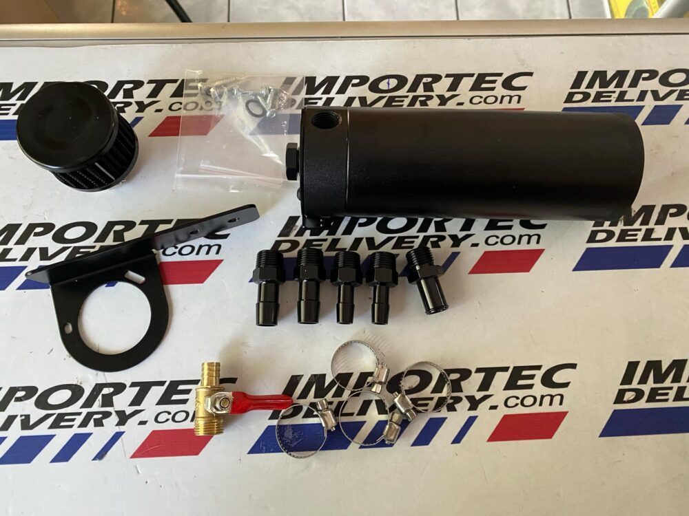 Oil Catch Can 300ml negro (decantador) - Image 2