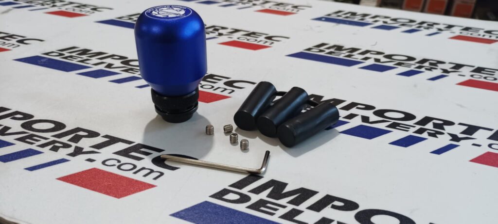 Pomo ajustable azul Epman