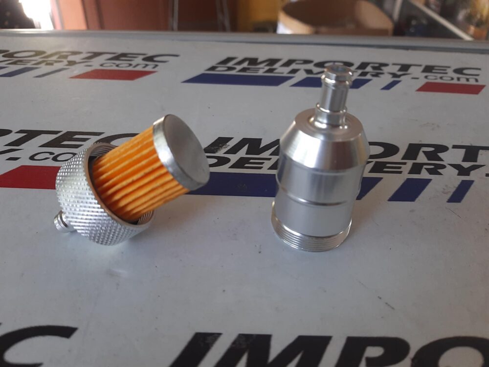 Filtro de aluminio para gasolina 1/4 (7mm) pequeño - Image 4