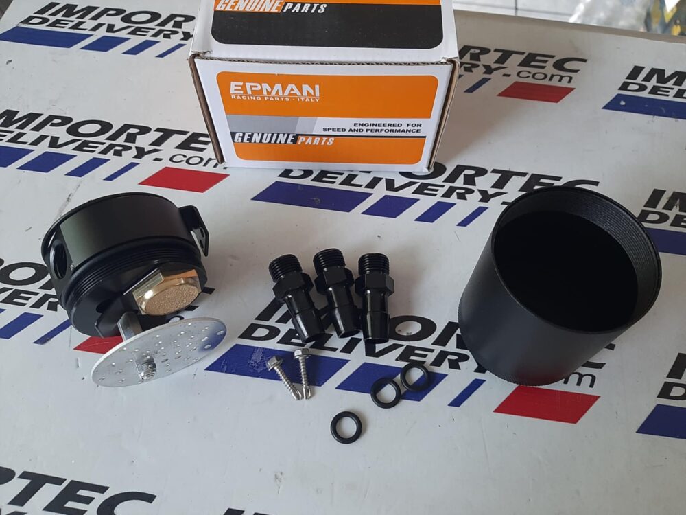 Oil catch can(sin filtro externo) 3 puertos - Image 3