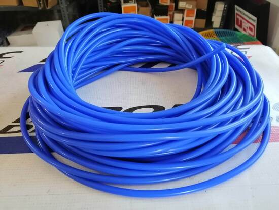 Manguera de silicón para vacío 5mm Azul metro