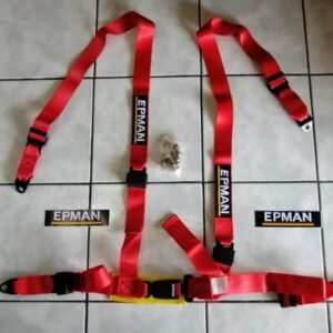 Cinturones EPMAN abroche fácil 2″ rojo