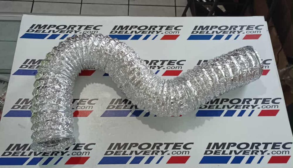 Tubería de aluminio para ventilación flexible