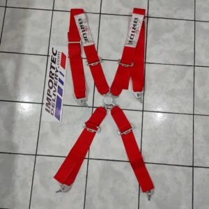 Cinturones BRIDE Rojos 3" PAR