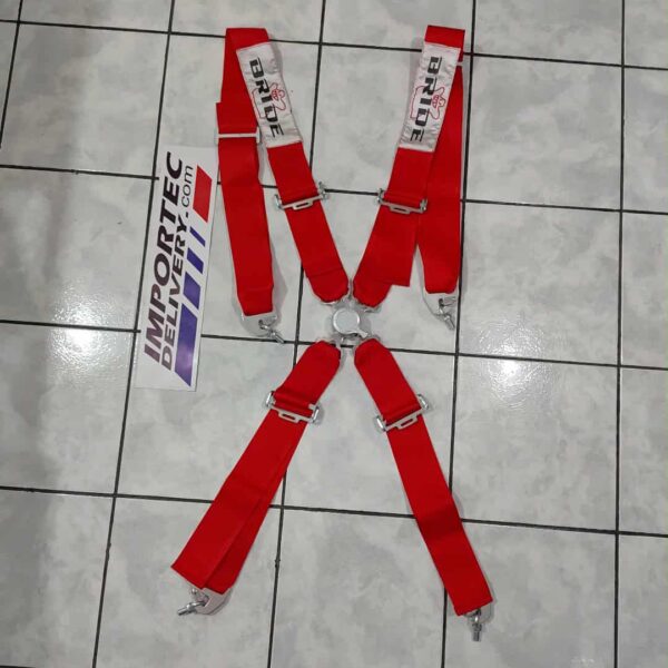 Cinturones BRIDE Rojos 3" PAR