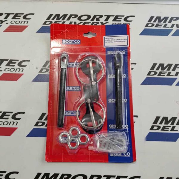 Seguros para capó de aluminio Sparco NEGROS