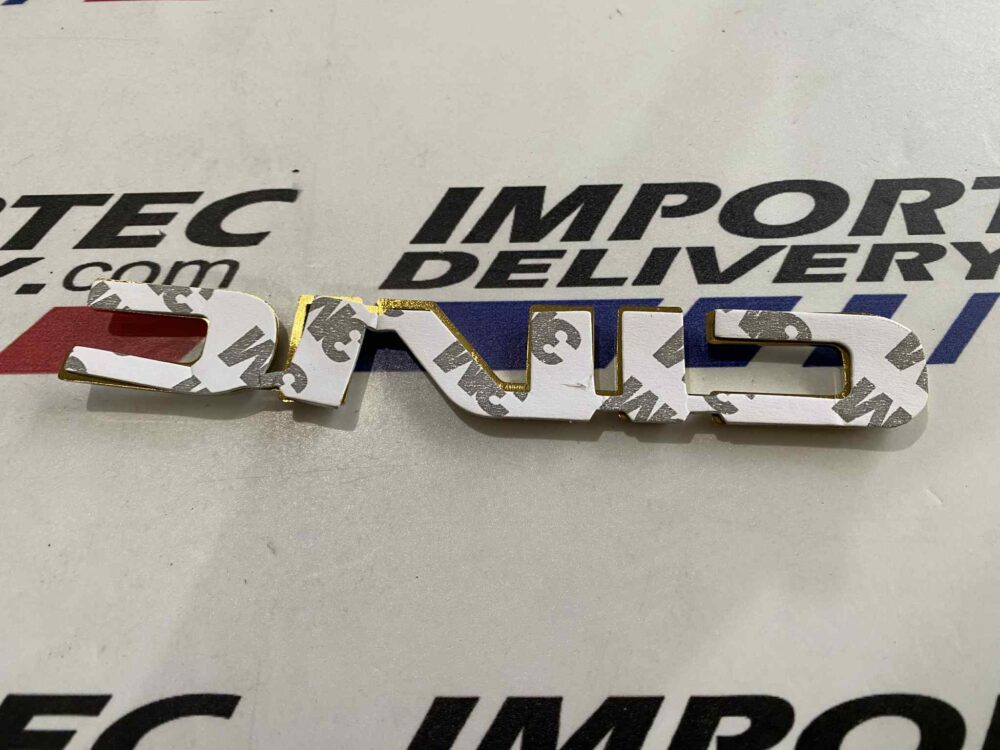 Emblema de Civic para baúl Dorado Plástico 150mmx21mm - Image 2