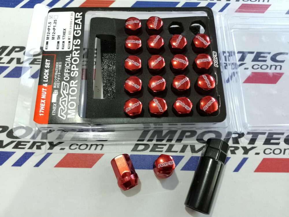 Tuercas cortas Rays de acero 12x1.5