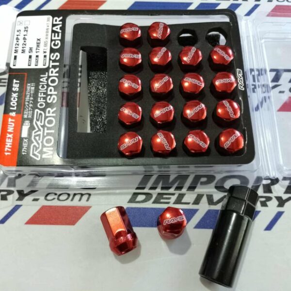 Tuercas cortas Rays de acero 12x1.5