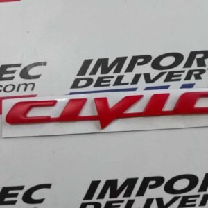 Emblema de Civic para baúl Metálico