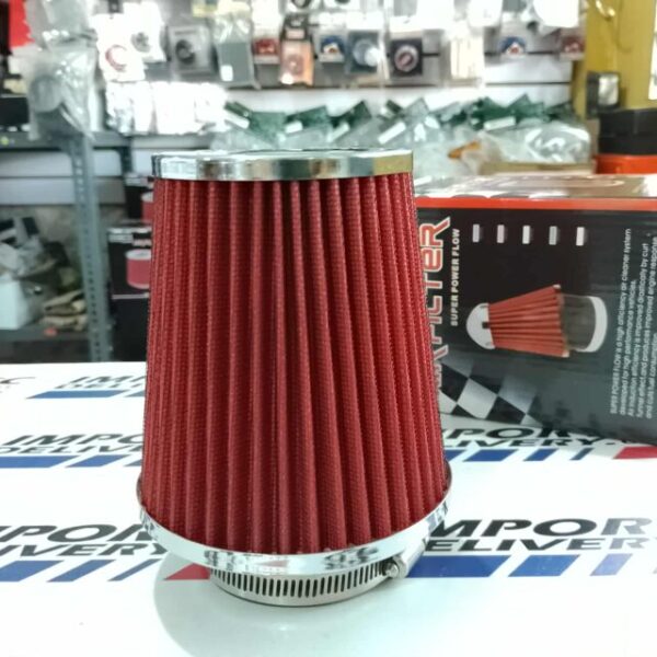 Filtro 2.5" para pipa HKS de alto flujo pequeño rojo