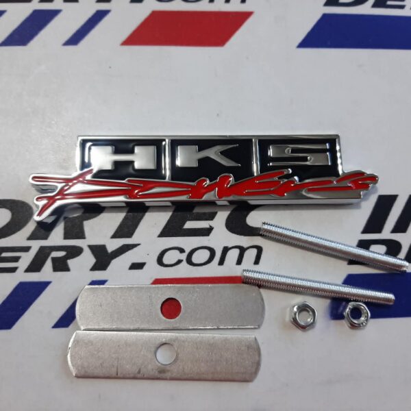 Emblema metálico para parrilla HKS POWER´S