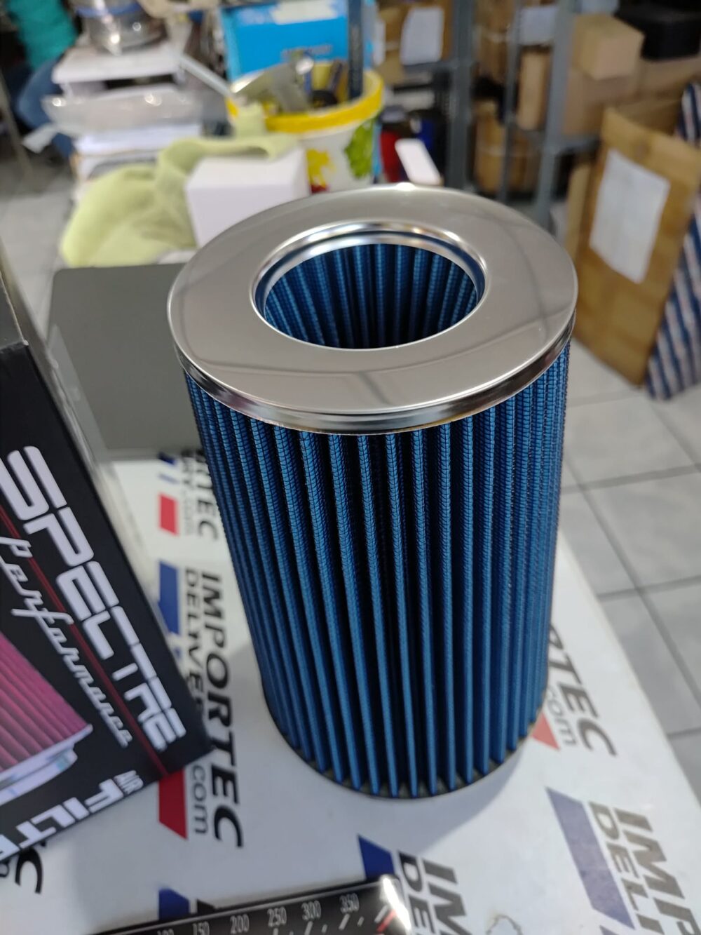 Filtro 4" SPECTRE para pipa (largo) con adaptadores de 3.5" y 3" - Image 3