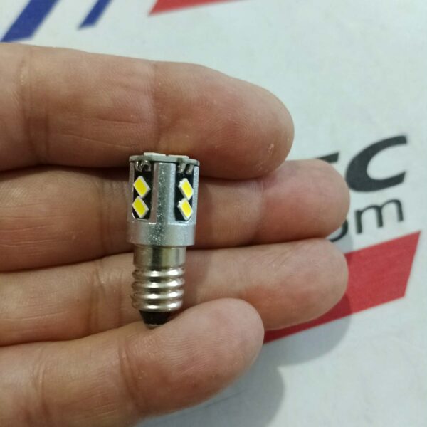 Foco LED E10 11smd CANBUS 12v-36v No error-No polaridad Color blanco